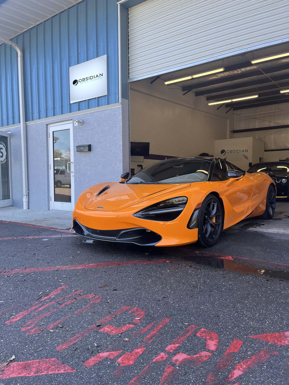 Supercar detailing, orange McLaren detailed to a flawless finish in Baltimore